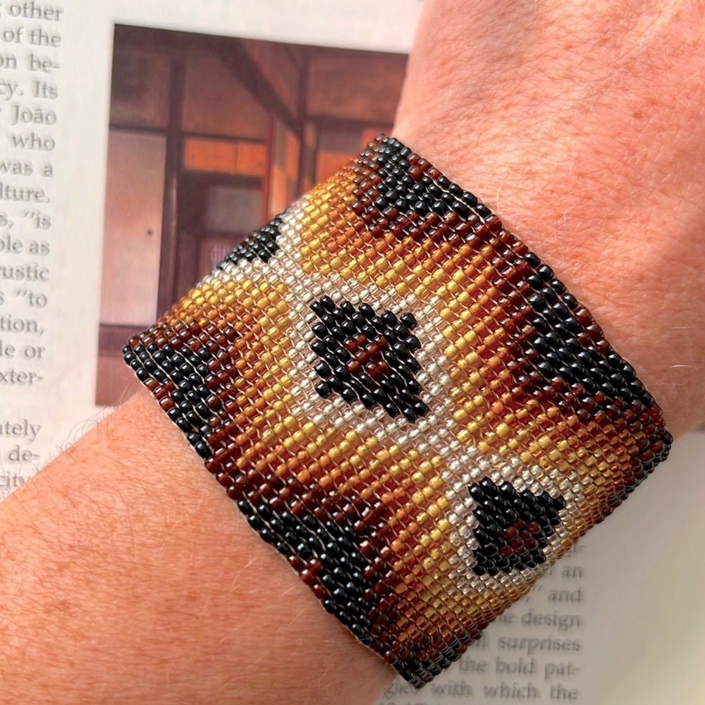 NWOT Handmade Beaded Loomed Cuff
